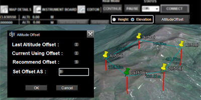 2 Waypoints Altitude Display Mode